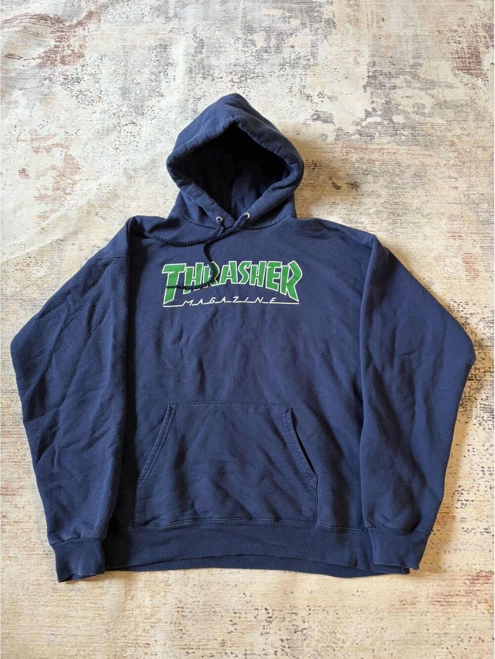 Thrasher hoodie green/blue